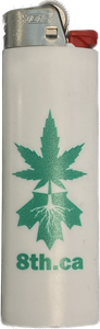 EIGHTH - Bic Lighter - White